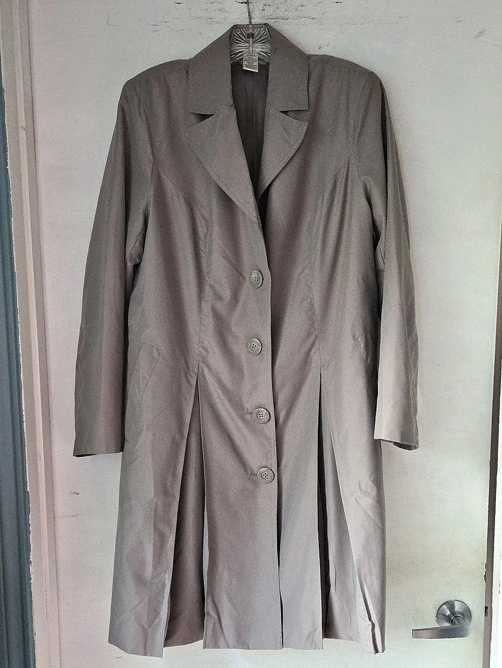 Roaman's Women's Trench Coat Brown Size 14W NWT